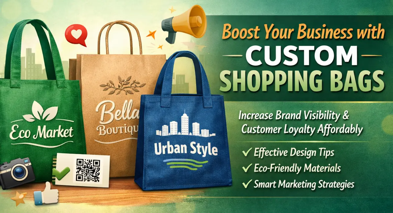 How to Market Your Business With Custom Shopping Bags